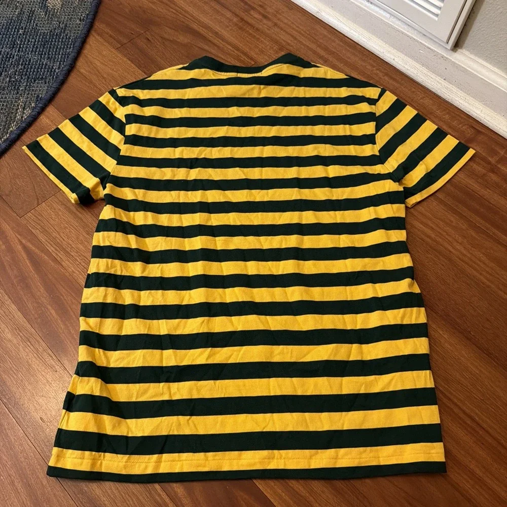 Polo Ralph Lauren Shirt Mens Small Striped Short Sleeve Round Neck Rugby